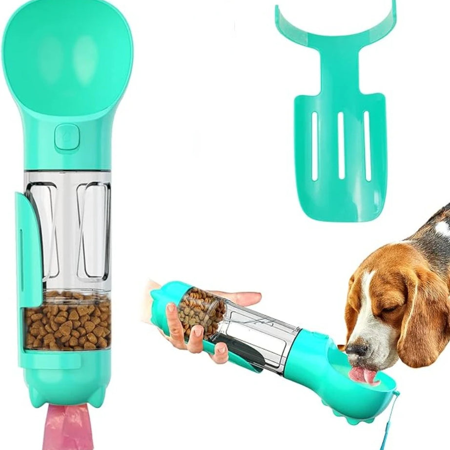 Portable Pet Water Bottle 4 in 1 - Paw Hydrate Travel Bottle