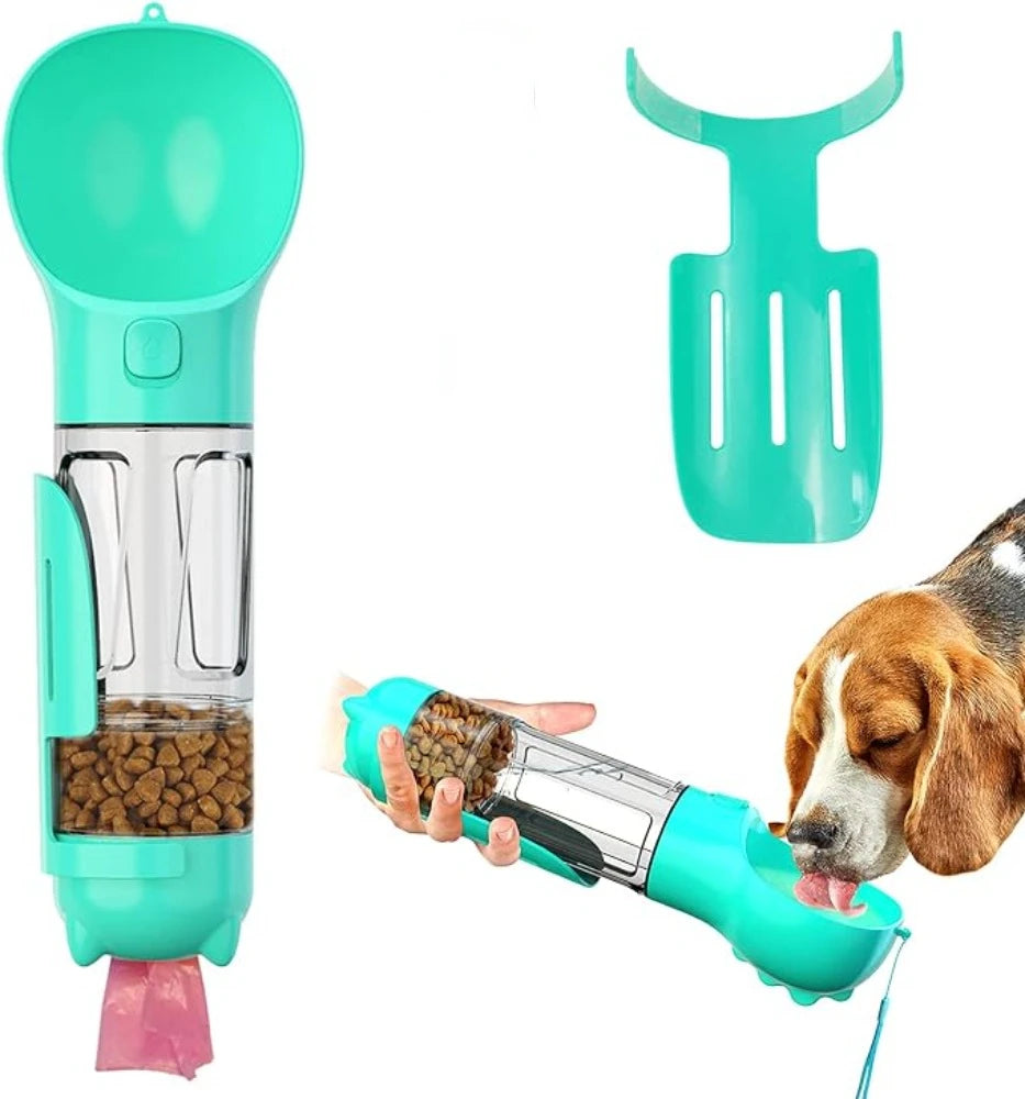 Portable Pet Water Bottle 4 in 1 - Paw Hydrate Travel Bottle